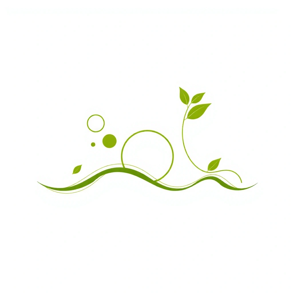 Abstrakte Darstellung natürlicher Vitalität